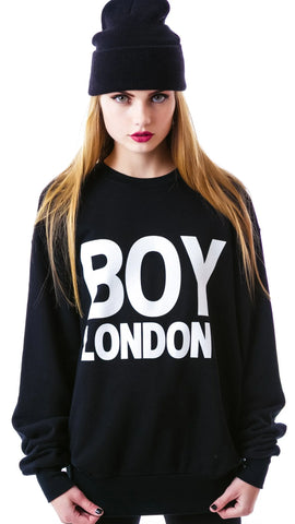 BOY London Pullover Sweater - Black