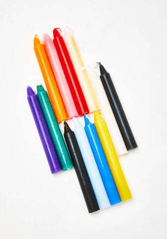 Enchant Me Colored Candle Set