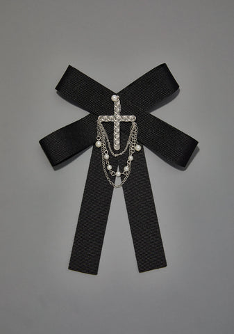 Not Doomed Cross Brooch