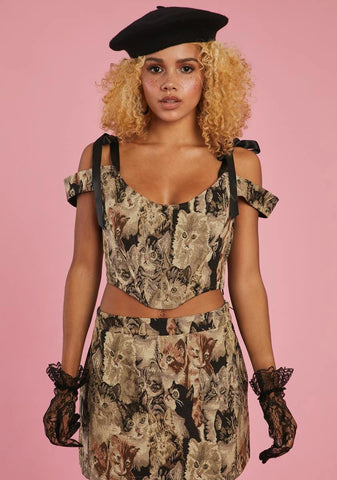 Pawsitive Thinking Mini Skirt