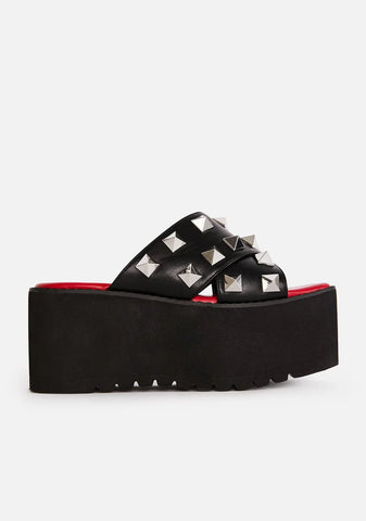 Leave Me Alone Studded Sandals