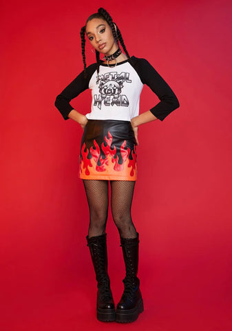 Rock On Graphic Raglan Tee