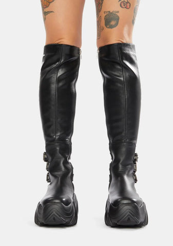 Winner Takes All Knee High Boots