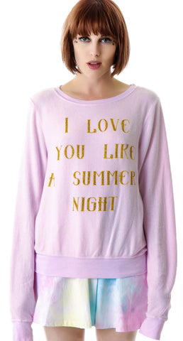 Love You Like Summer Baggy Beach Jumper