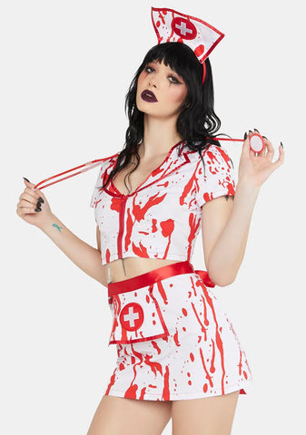 Nurse Of Death Costume Set