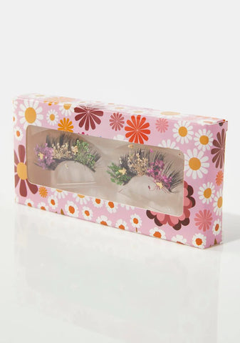 Green XL Flower Power Lashes
