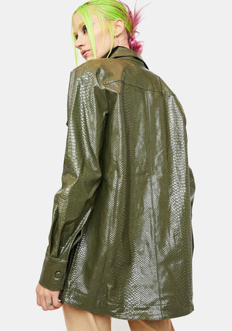 Devon Snake Print Jacket