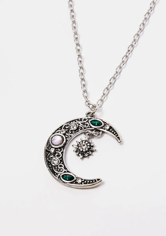 Moon Promise Chain Necklace