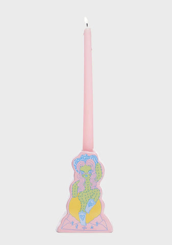 Saguaro Gal Candle Holder