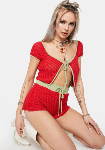 Watermelon Sugar Crochet Top