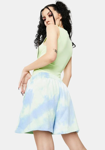 Blue Lincoln Track Shorts