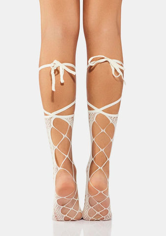 Angel Crush Worthy Fishnet Socks