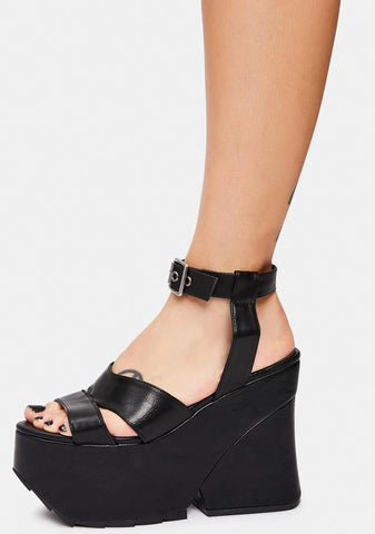 Downtown Doll Platform Heels