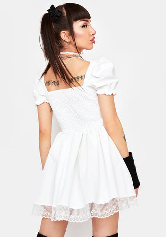 Icy Back For More Babydoll Dress