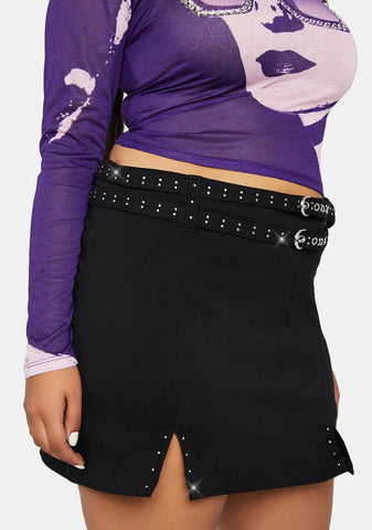 Plus Break The Bank Mini Skort