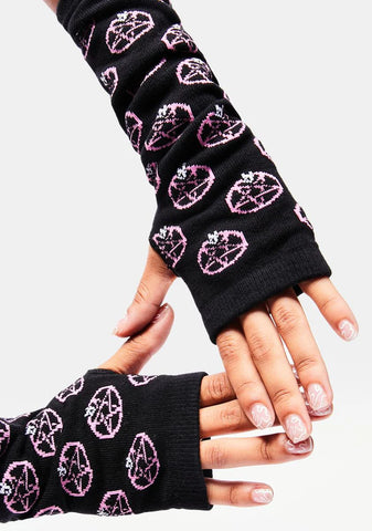 Pentagram Fingerless Gloves