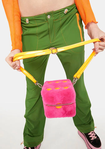 Snake Eyes Fuzzy Dice Bag