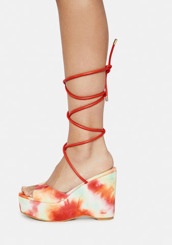 Tie Dye World Outsider Wedge