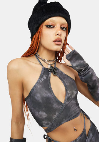 Fairy Fires Everywhere Wrap Top