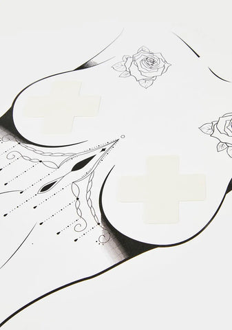 Arctic Fox Wet Vinyl X Factor Pasties