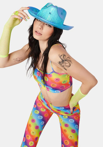 Natural-Born Star Holographic Cowboy Hat