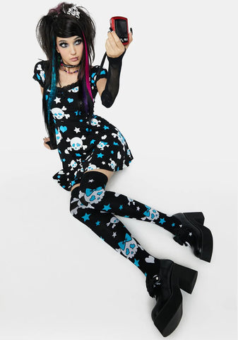 Electropop Girl Platform Mary Janes