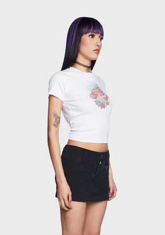 Hallucination Station Mushroom Baby Tee