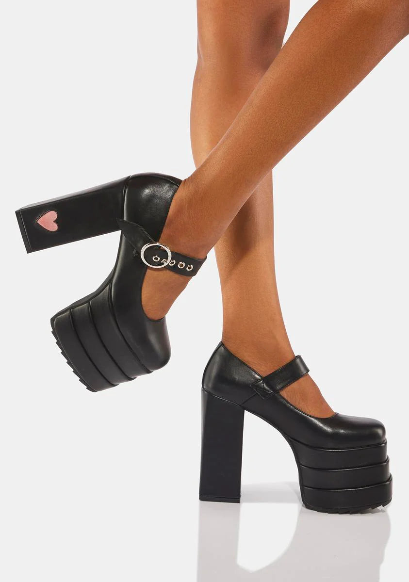Love Demon Platform Heels
