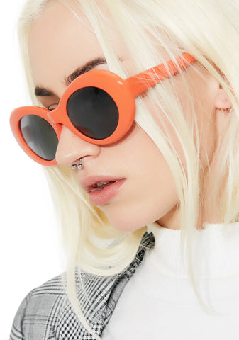 Orange Nevermind Sunglasses