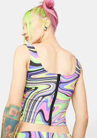 Wavy Baby Corset Top