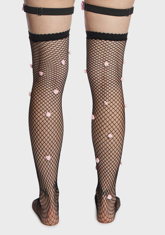 Seekin' Solace Garter Thigh-Highs
