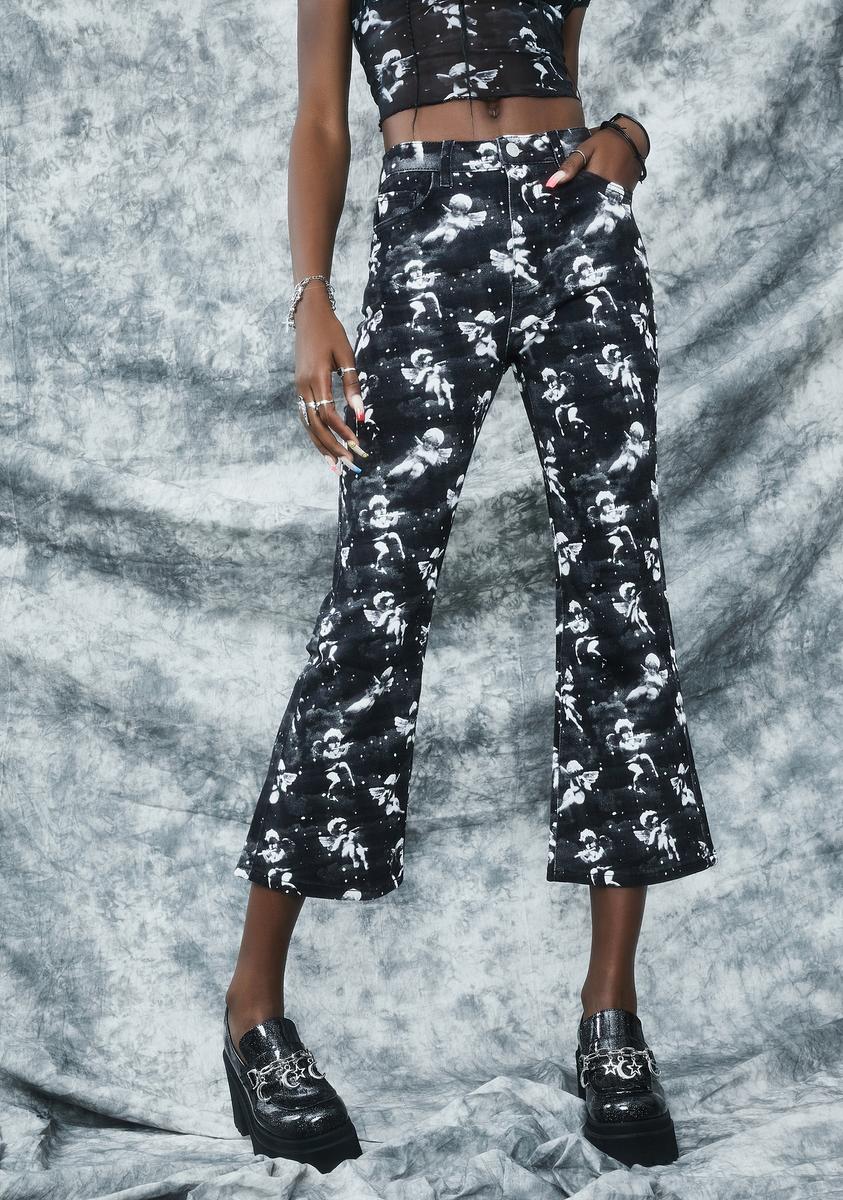 Unholy Spirit Printed Twill Jeans