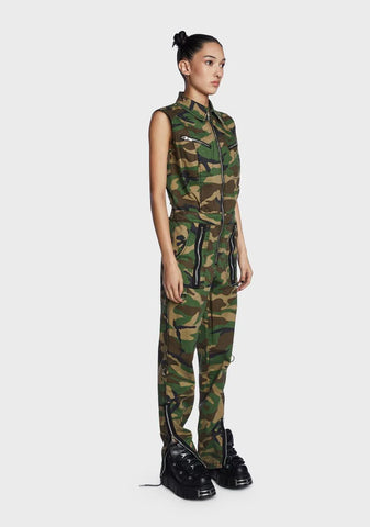 All You Can Be Camo Jumpsuit