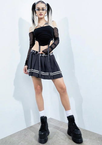 Bad Girl Nation Pleated Skirt