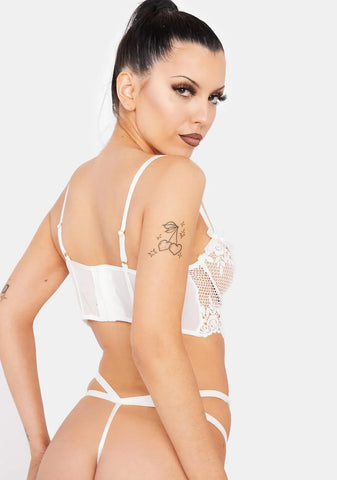 Wedding Rosette Lingerie Set