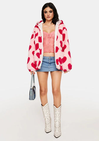 Cupid’s Little Helper Fuzzy Jacket