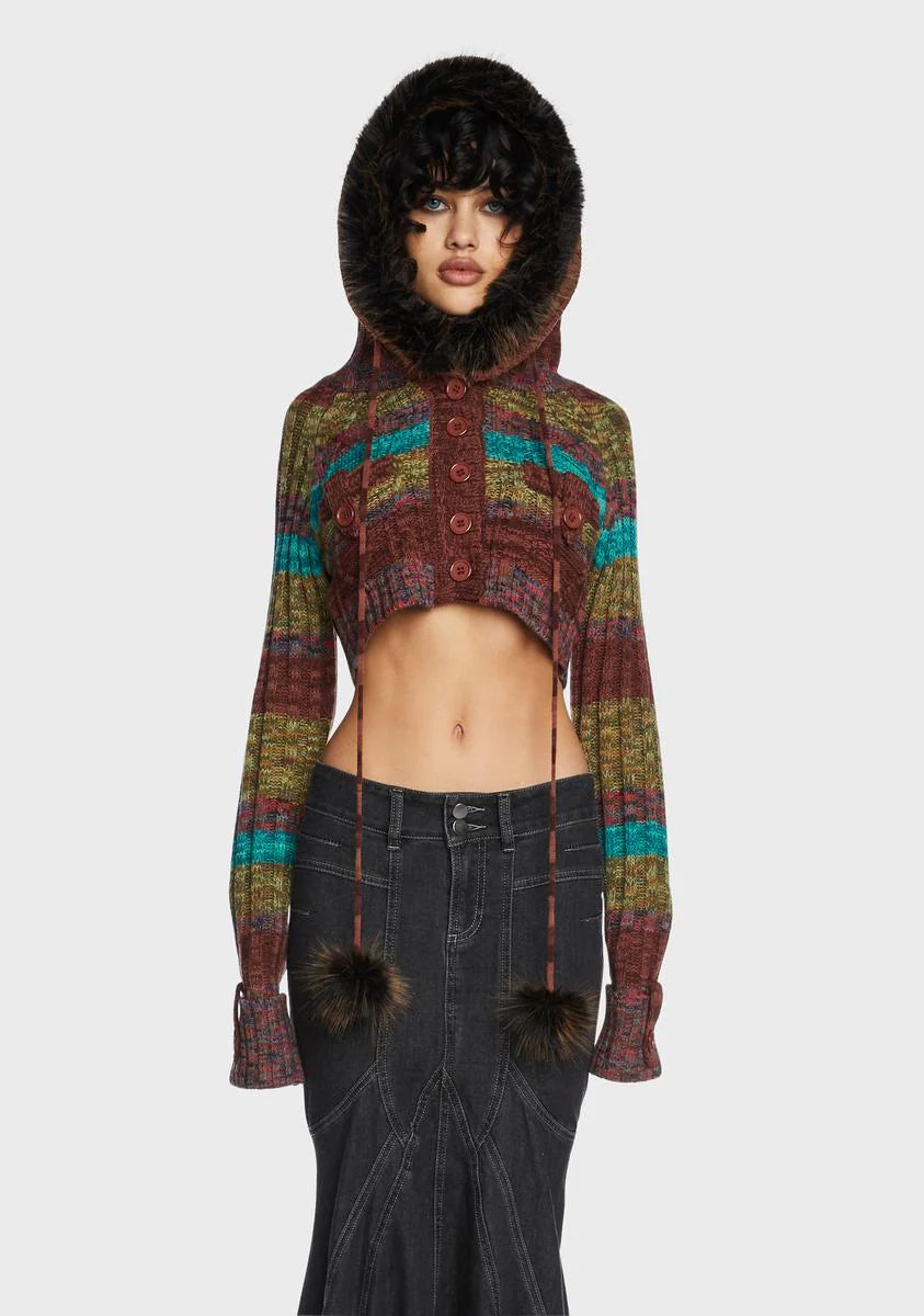 A Creature's Comforts Hooded Cardigan