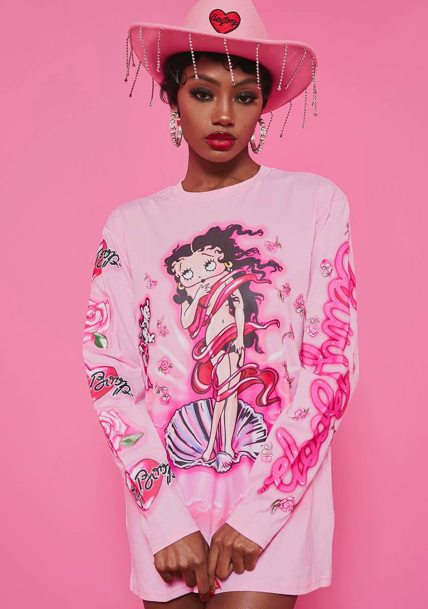 Birth Of Betty Airbrush Graphic Tee