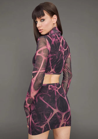 Diva DNA Mesh Mini Dress