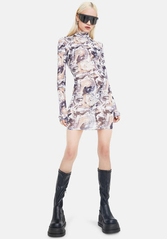 Can't Top This Mesh Bodycon Dress