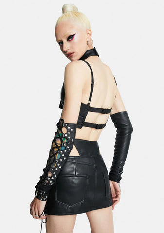 Neckholder Buckle Top