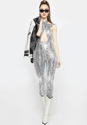 All Night Long Sequin Jumpsuit