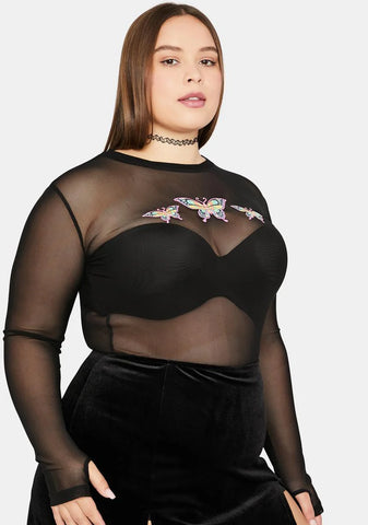 You're My Only Wish Mesh Top