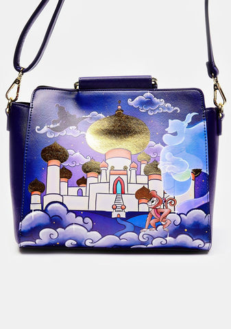 Disney Aladdin Princess Jasmine Castle Crossbody Bag