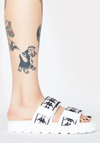 White 222 Banda Aster Logo Slides