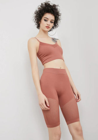 10 Percent Luck Mesh Biker Shorts