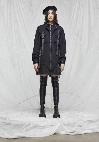 Synth Unisex Washed Utility Jacket