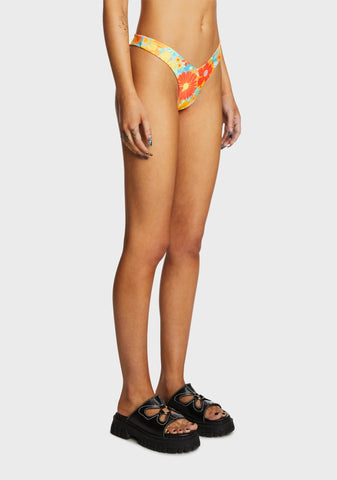 Y Cheeky Bikini Bottom - Rumba Rose