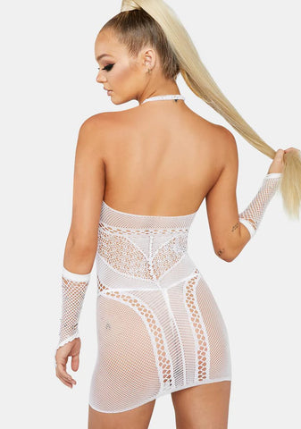 Nothing But Net Halter Dress
