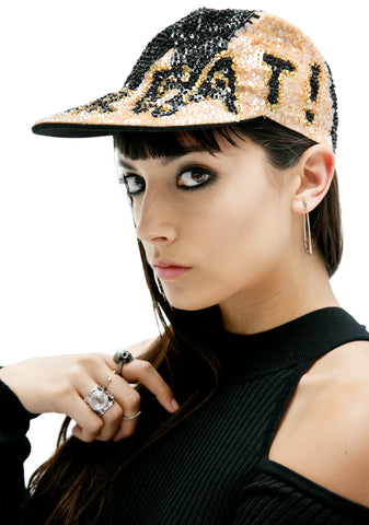 Trick Or Treat Sequin Hat